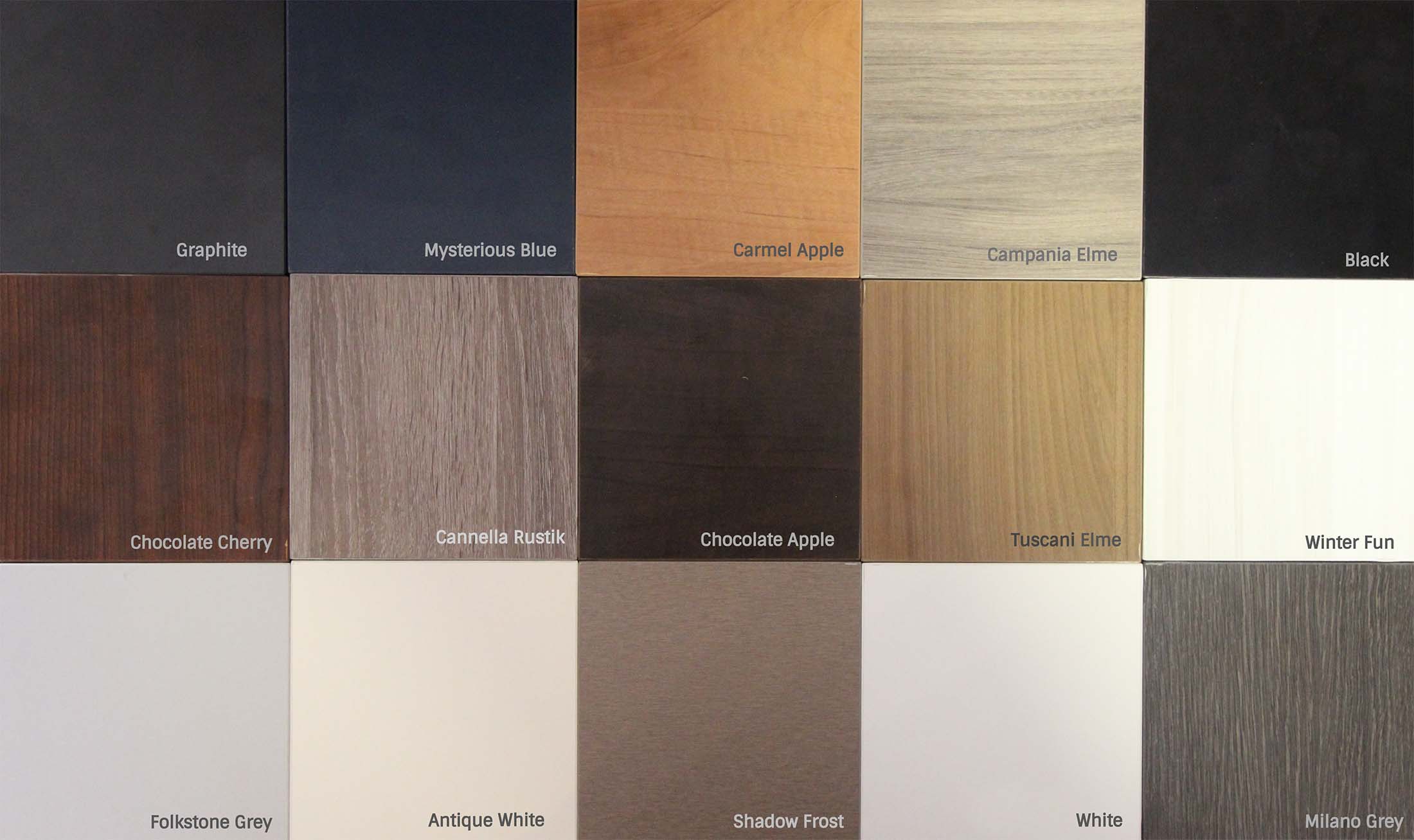 Cabinet Color Finishes